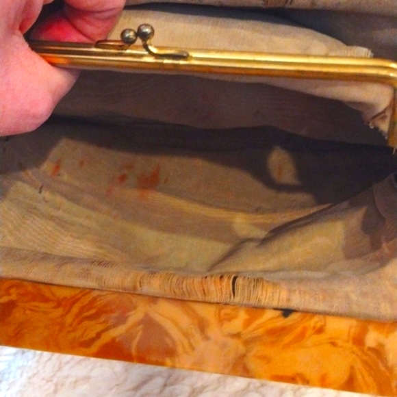 Vintage Floral Carpet Tapestry Handbag Purse - Picture 9 of 11